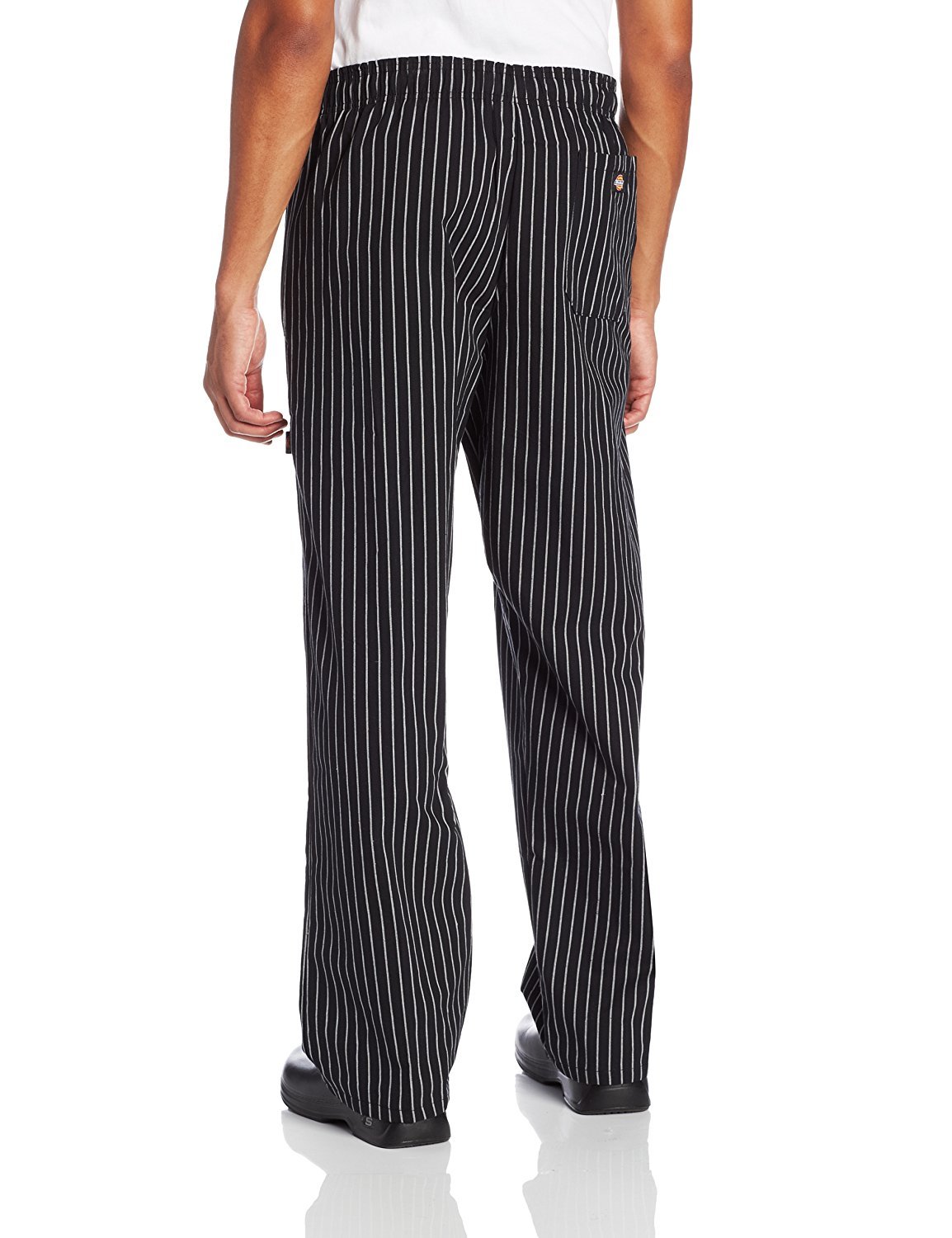 Dickies Men's The Traditional Baggy Chef Pant, Chalkstripe, X-Small
