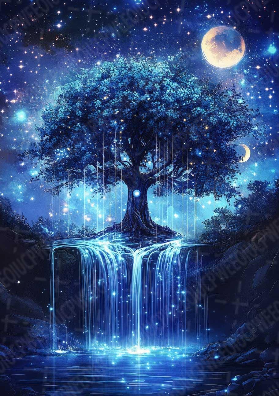 Puzzle Bois Arbre De Vie – 192 Pièces – 28x28 Cm – Formes Irrégulières – Avec Boîte – Cadeau Adulte/enfant