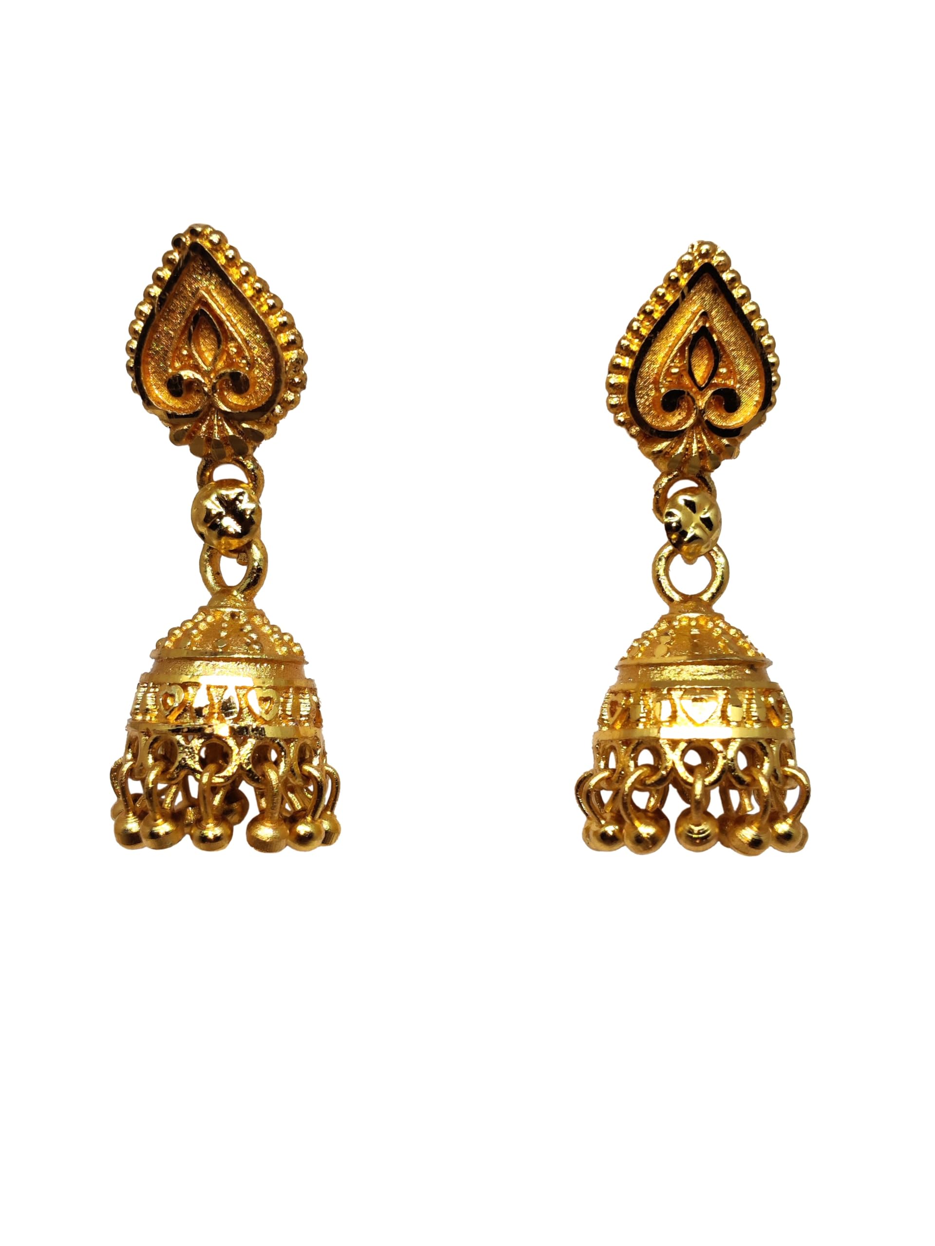 Traditional Jhumka Earring for Women and Girls, Indian Ethnic Alloy Jhumki Earrings (B0D5BQGGPY) Amazon Price History, Amazon Price Tracker