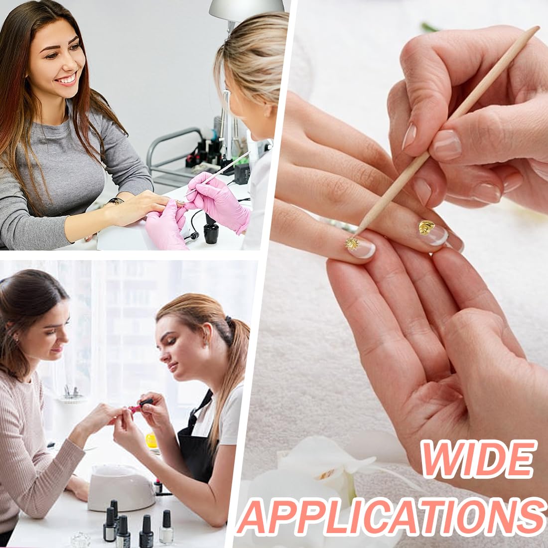 Bijoux ongles nail art, Decoration ongle, Decoration ongles nail art (Gold*2)