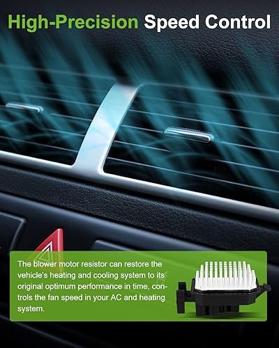 Miniatura 492 de SCITOO Resistencia de motor de ventilador HVAC para 2008-2013 para Chrysler 300/2008-2016 para Town & Country/2008-2010 para Dodge Charger/2008-2018