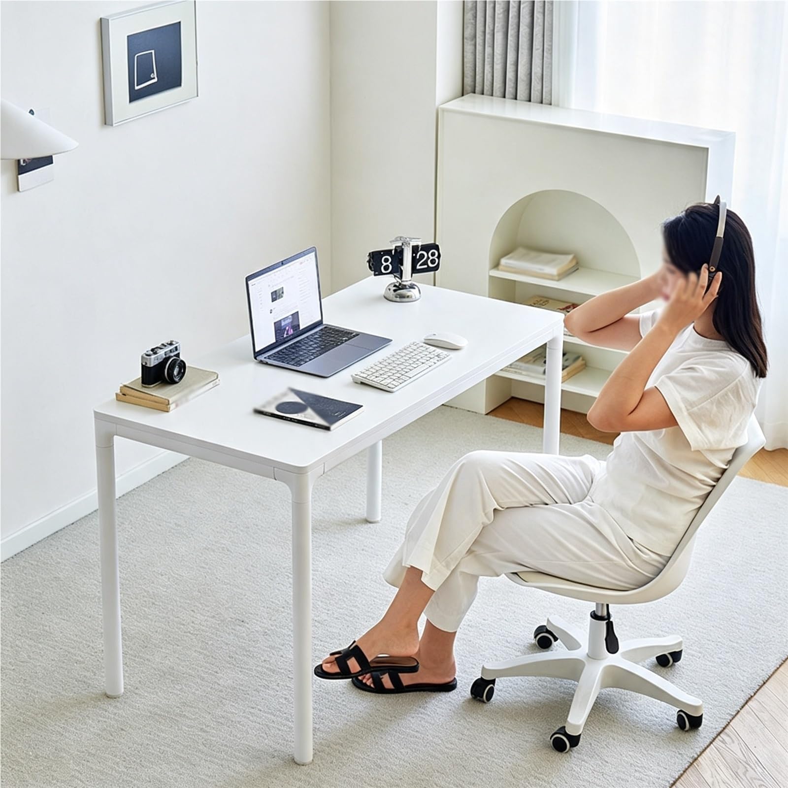 Scrivania Tavolo da lavoro for computer scrivania rettangolare semplice