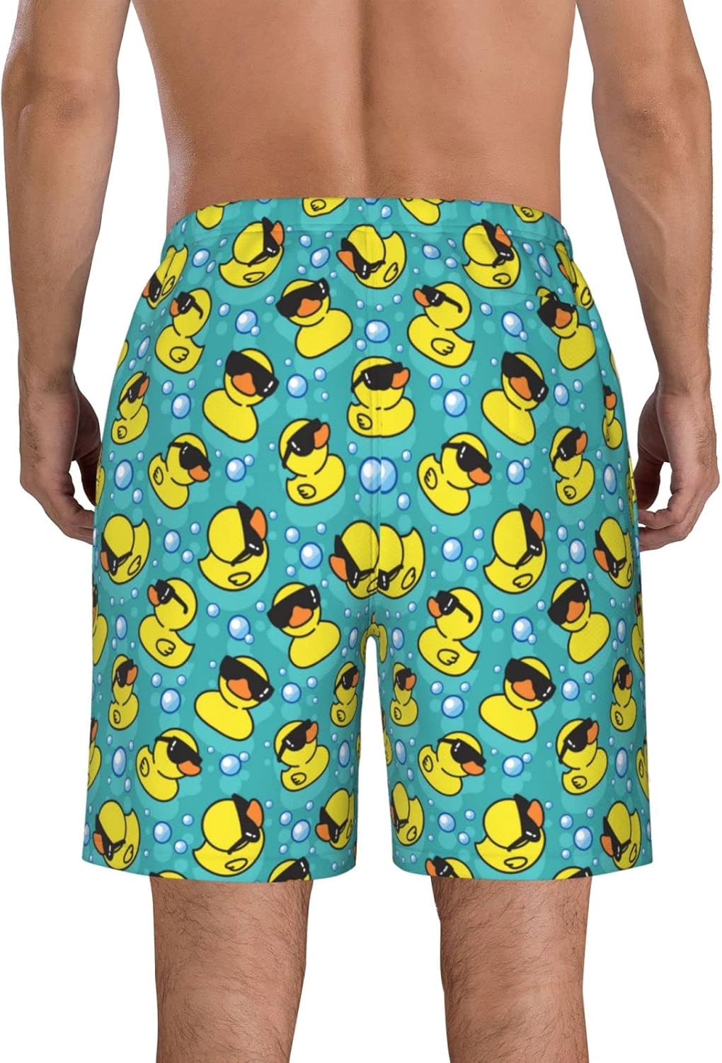 FREEHOTU Men's Swim Trunks Beach Board Shorts Quick Dry Swimwear Sports with Pockets - Image 6