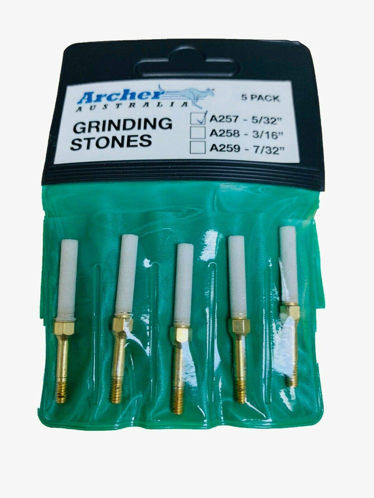 Archer5-Pack Chainsaw Sharpening Stone 5/32" Threaded Replaces GRANBERG for 3/8LP Low-pro Chain