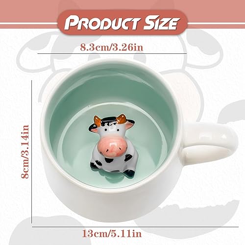 Miniatura 10 de VANUODA Bonita taza de té de rana, taza de té de café 3D, graduación, San Valentín, día de la madre, Pascua, regalos de Navidad para mujeres, mamá,