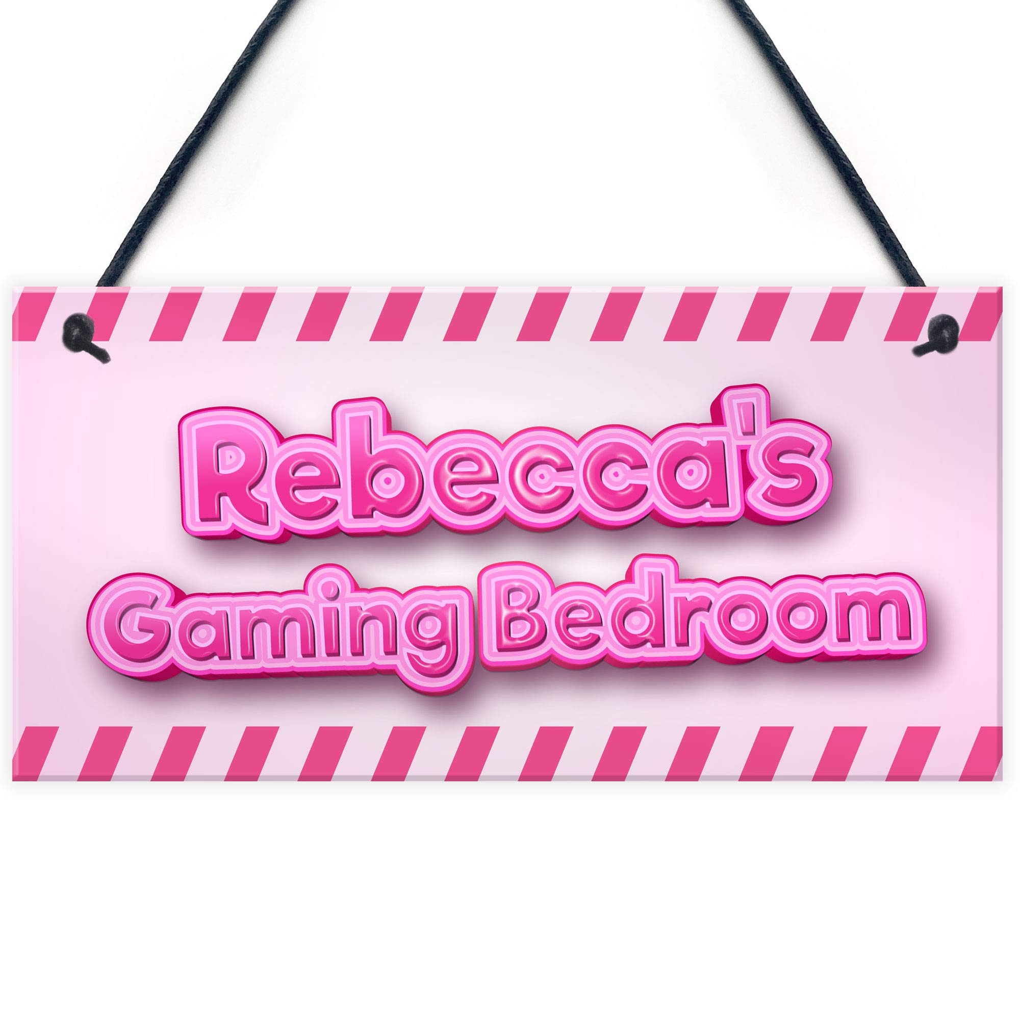 Girls Gaming Bedroom Sign PERSONALISED Girl Gamer Gift For Daughter