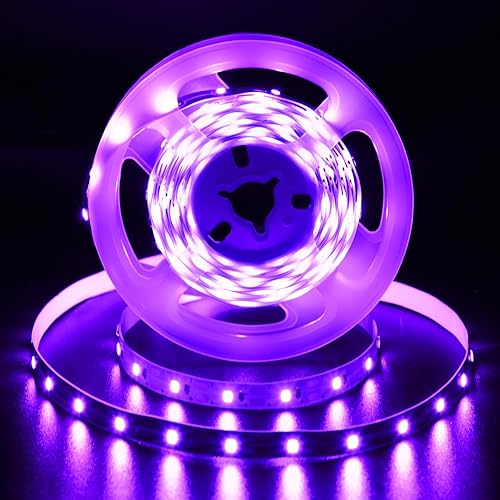 Miniatura 11 de echosari Tira de luces USB 5V, tira de luces LED de 9.8 pies con 180 luces LED cortables, cada 2835 SMD, superbrillante con autoadhesivo DIY para