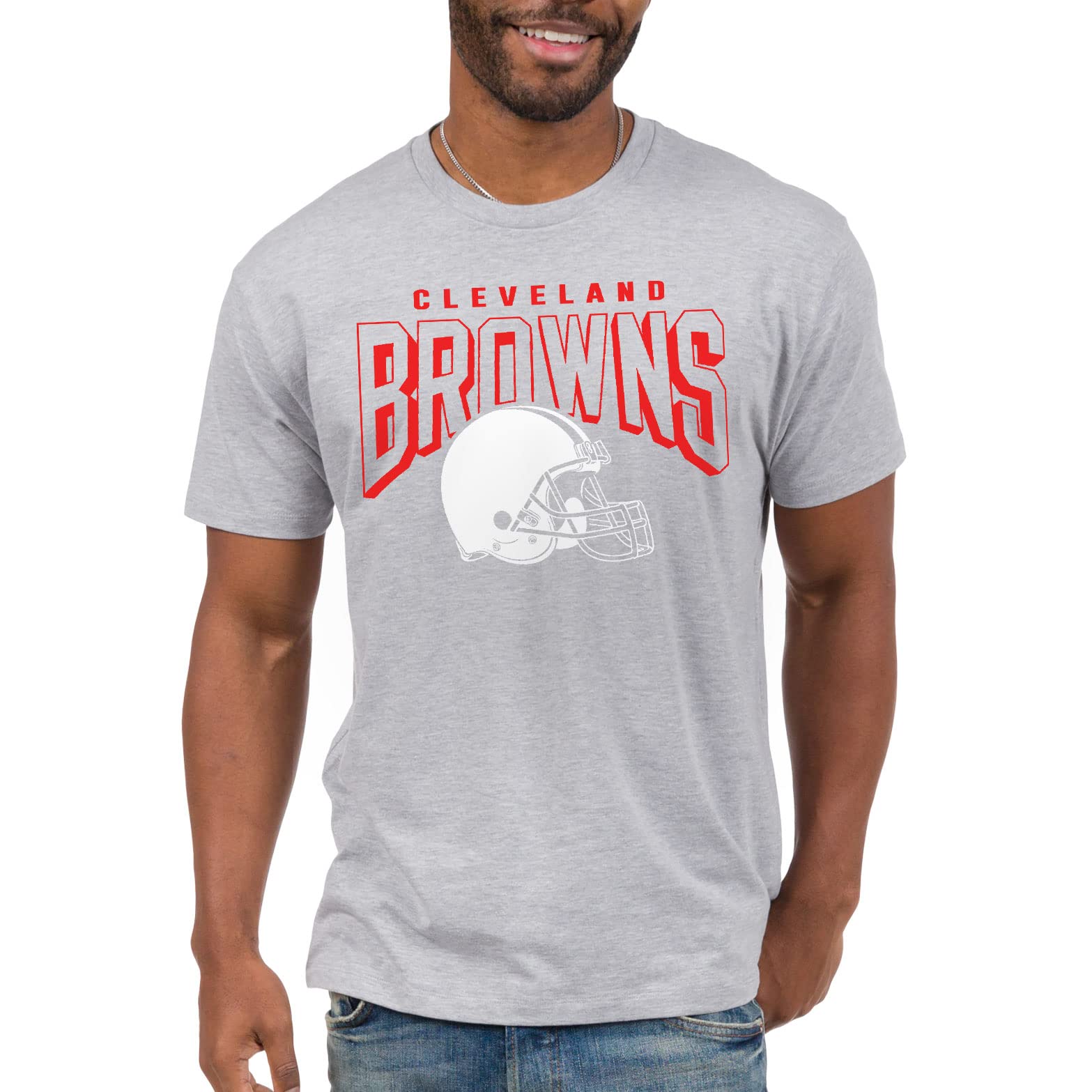 Junk Food Clothing x NFL - Bold Logo - Short Sleeve Fan Shirt for Men and Women - Officially Licensed NFL Apparel