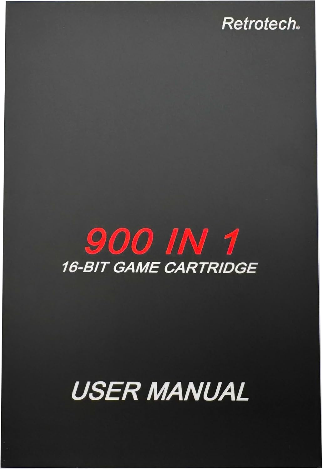 Retrotech 900 in 1 Multi-Game Game Cartridge for SNES 16-Bit Game Console, Black Transparent - Includes Retrotech Printed Instructions - Image 2