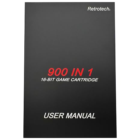 Retrotech 900 In 1 Multi-game Game Cartridge For SNES 16-Bit Game Console - Includes Retrotech Printed Instructions
