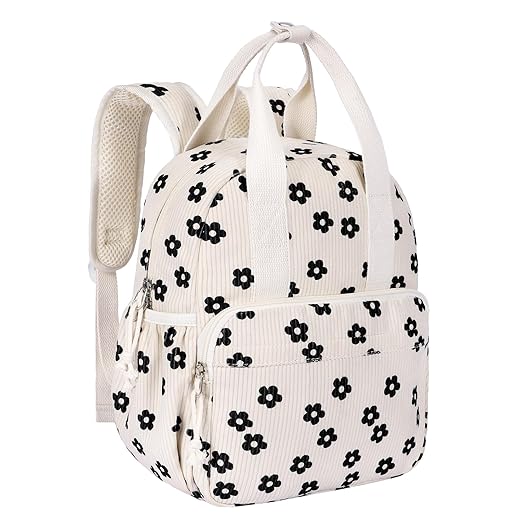 Mochila infantil de veludo cotelê para meninas e meninos de 2 a 5 anos, resistente à água, bolsa de livros durável para creches pré-escolares