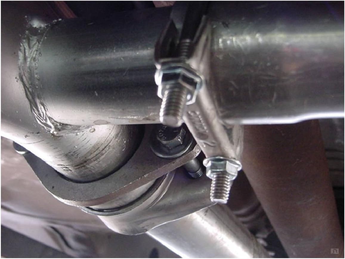 Smarthome 2 x Universal U Bolt Clamps/Heavy Duty Exhaust Clamp/TV Sky Aerial Pipe [ 125mm ]