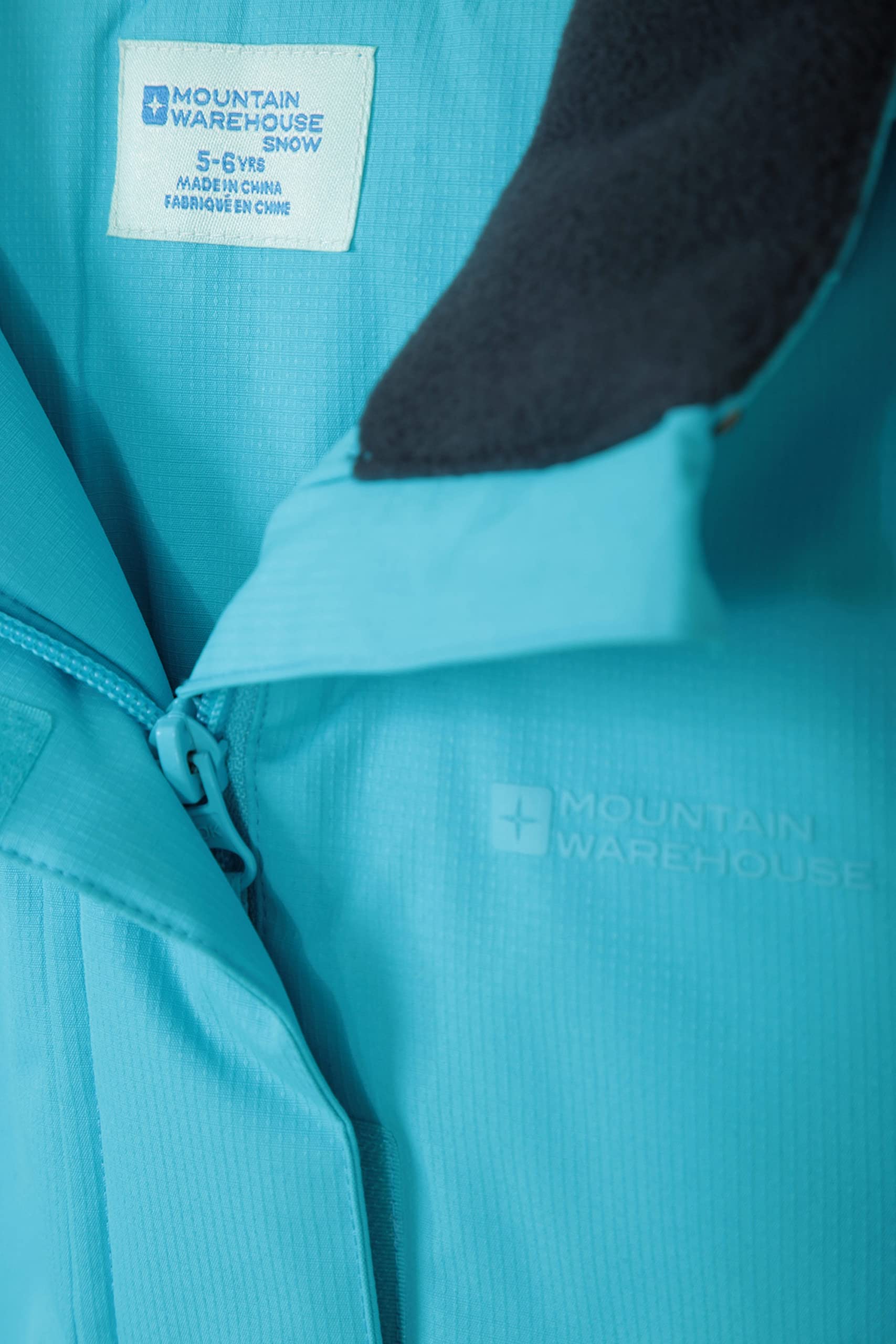 Mountain Warehouse Chaqueta de esquí para niños Impermeable a la Nieve Ajustable Abrigo Invierno Forro Felpa