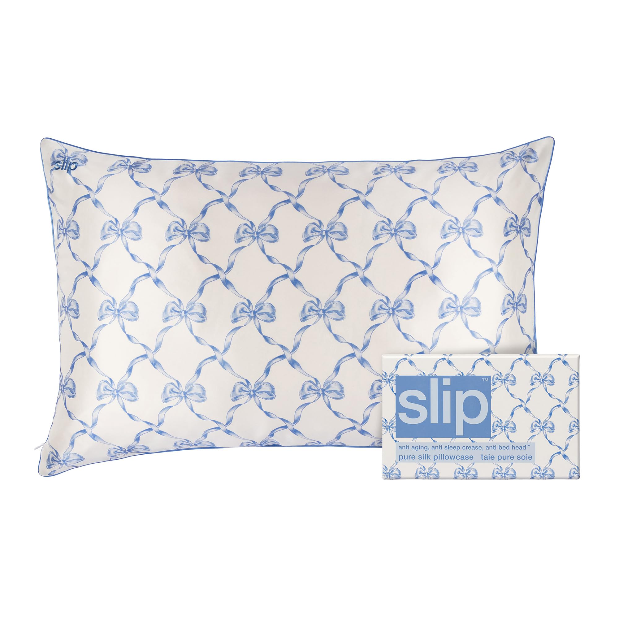 slip pure silk queen pillowcase - bowie