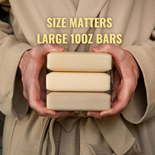 Miniatura 7 de San Francisco Soap, Set de regalo de jabón para hombre  Juego de regalo de barra para hombre de 6 piezas, fragancia masculina natural, 2 onzas