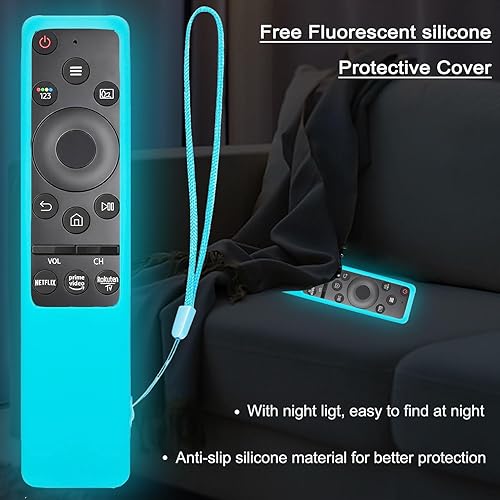 Miniatura 6 de Mando a distancia universal+funda para Samsung Smart TV todos los modelos con Netflix, Prime-Video y Rakuten-TV Hot Keys, reemplazo para Samsung TV