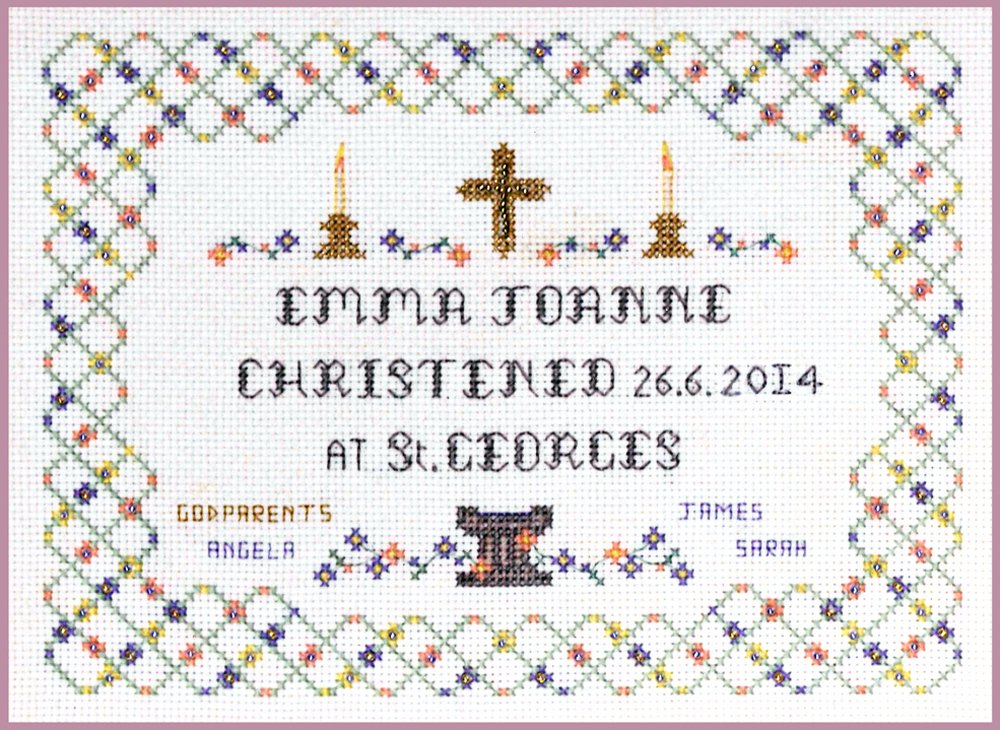 Buy Lifetime Samplers & Decorative Textiles Christening sampler