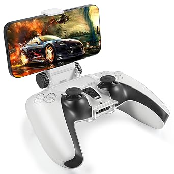 حامل مشبك الهاتف ICESPRING حامل حامل حامل حامل حامل حامل لجهاز Playstation 5 PS5 اللاسلكي
