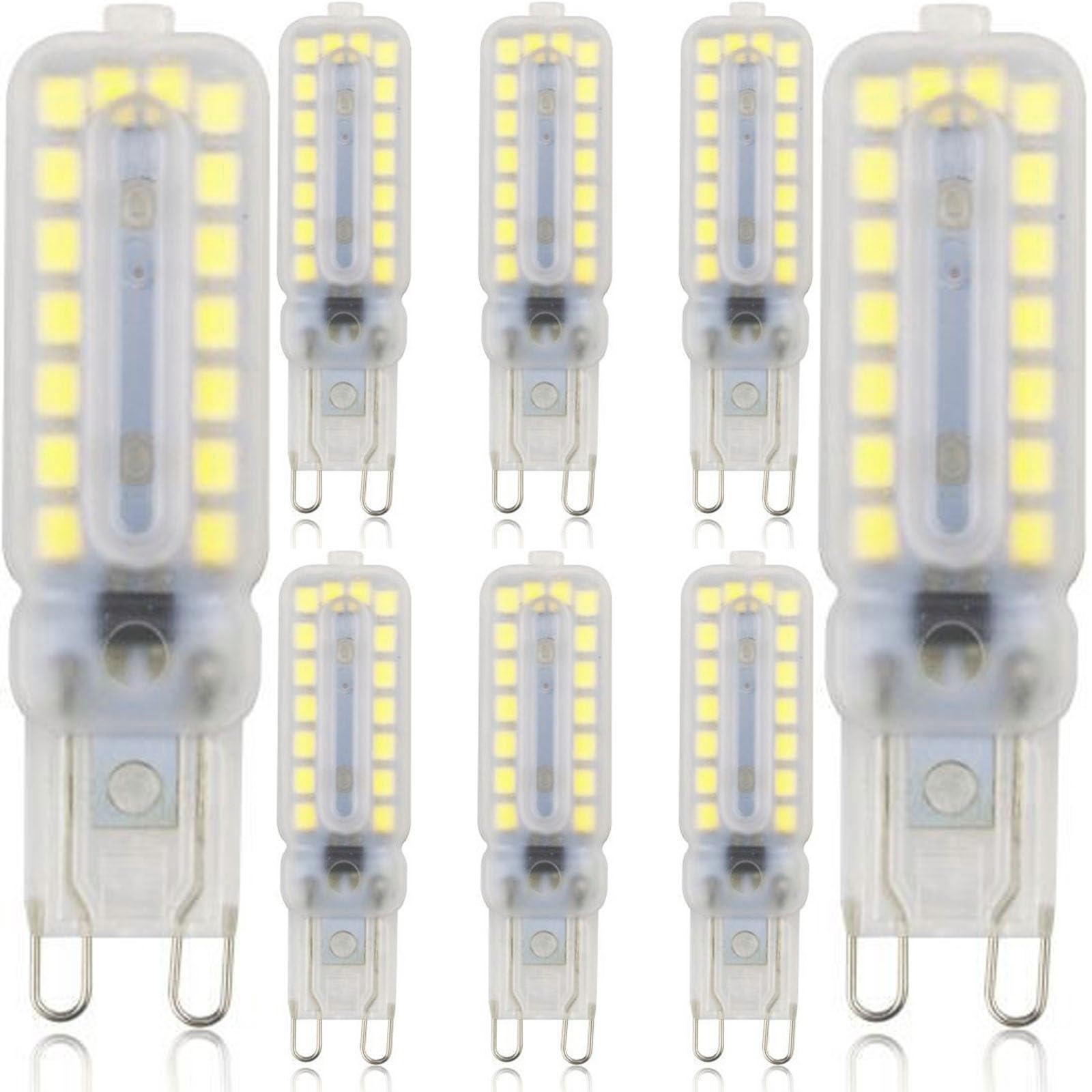 LED-Lampen, G9, 7 W, 8 Stück, 220 V, 240, 700 Lumen, 360° Abstrahlwinkel(Cool White)
