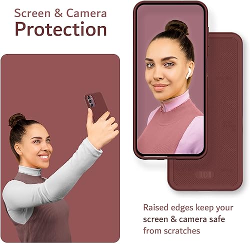 Vista 11 de TUDIA LINNGRIP - Funda protectora de TPU suave con agarre ultradelgado diseñada para Galaxy A14 5G (2023), a prueba de golpes, delgada y ligera