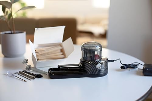 Miniatura 5 de Stoke Máquina de prerollo de inyector eléctrico para conos y tubos preenrollables - Máquina automática de prerollo con conos de arranque