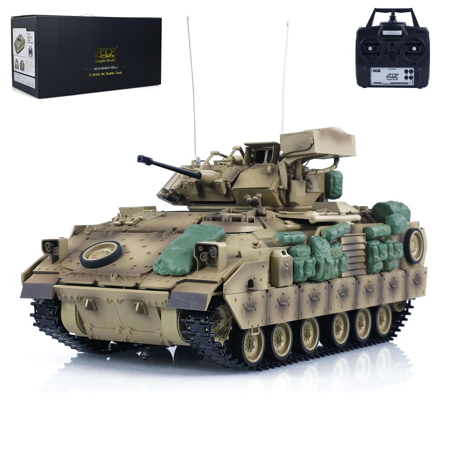 新品未使用　M2A2 ブラッドレーバトルタンク　 ラジコン Amazon.com: TOUCAN RC HOBBY Tongde 1/16 RC Tank M2A2 Bradley