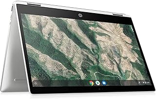 HP 2-in-1 Convertible Chromebook, 14inch HD Touchscreen, Intel Quad-Core Pentium Silver N5030 Processor Up to 3.10GHz, 4GB Ram, 128GB SSD, Intel UHD Graphics, Webcam, Chrome OS(Renewed (14inch/128GB)