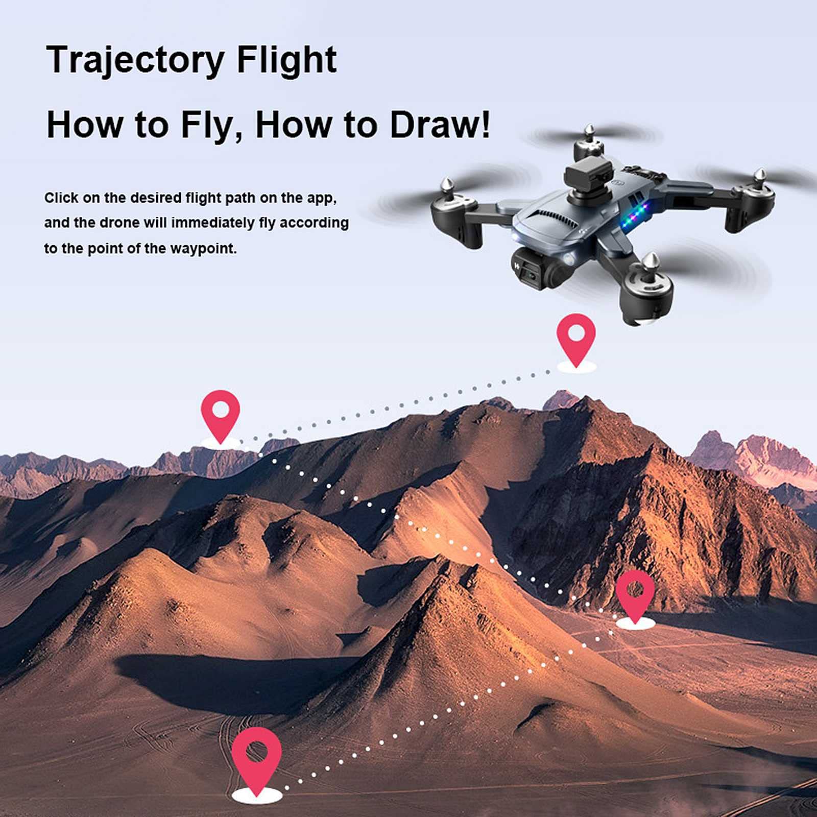 RC Quadcopter Multirotor, Mini Składany Dron Z 4K HD Dual Camera WiFi FPV Live Video, Wielokierunkowe Wykrywanie Przeszkód, Trzymanie Wysokości I Przerzucanie 3D, Dla Chłopców I Dziewcząt