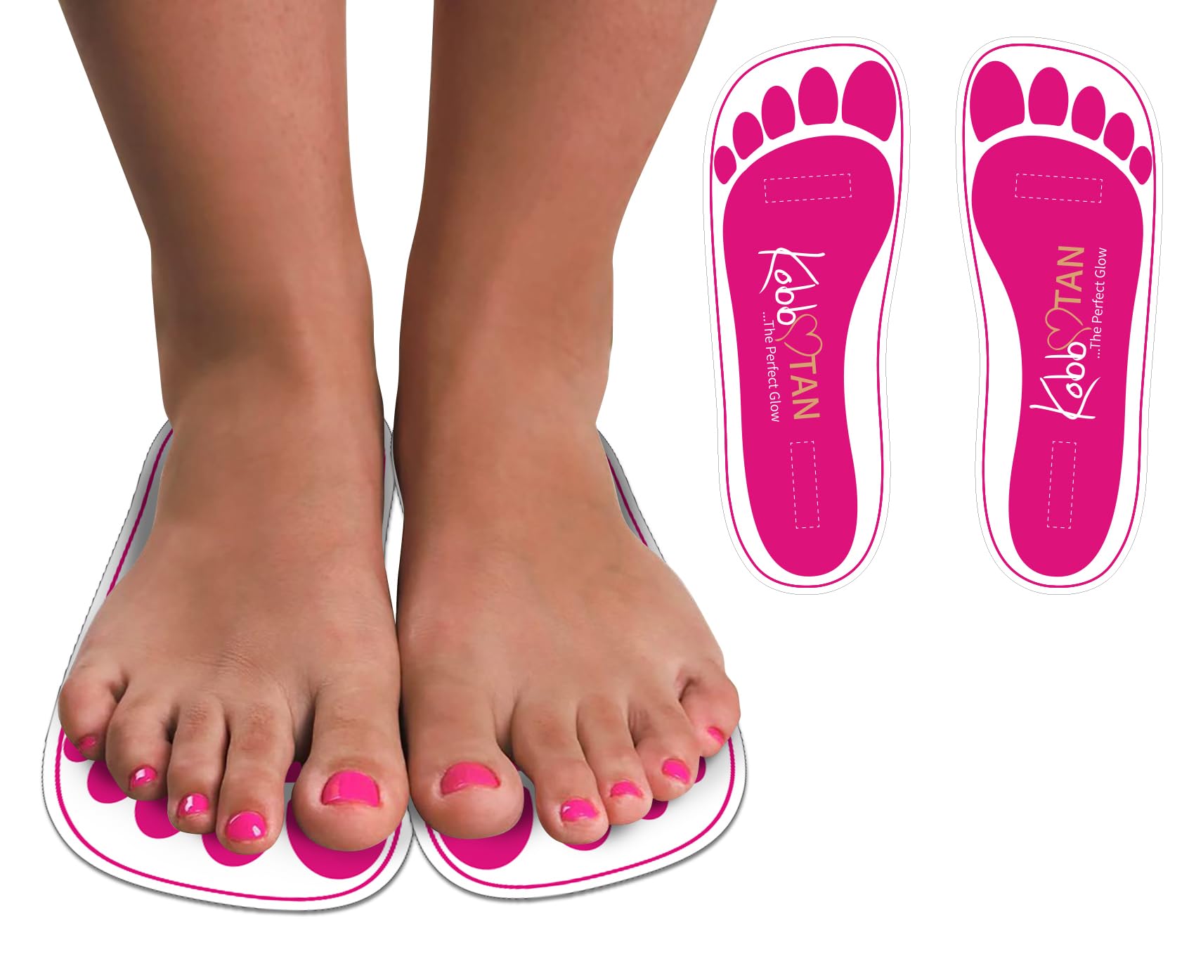 Spray Tan Feet Pads - Disposable Feet Pads Protectors for Spray Tanning - Non-Slip, Hygienic & Comfortable Feet for Spray Tanning - Spray Tan Foot Covers for Tanning Booth - 25 Pairs