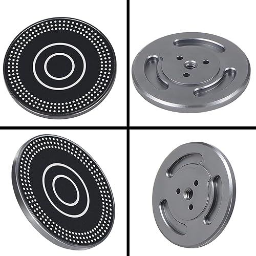 Miniatura 7 de OM6 Soporte magnético para anillo con abrazadera para trípode para teléfono inteligente con orificio de 14 pulgadas compatible con estabilizador de