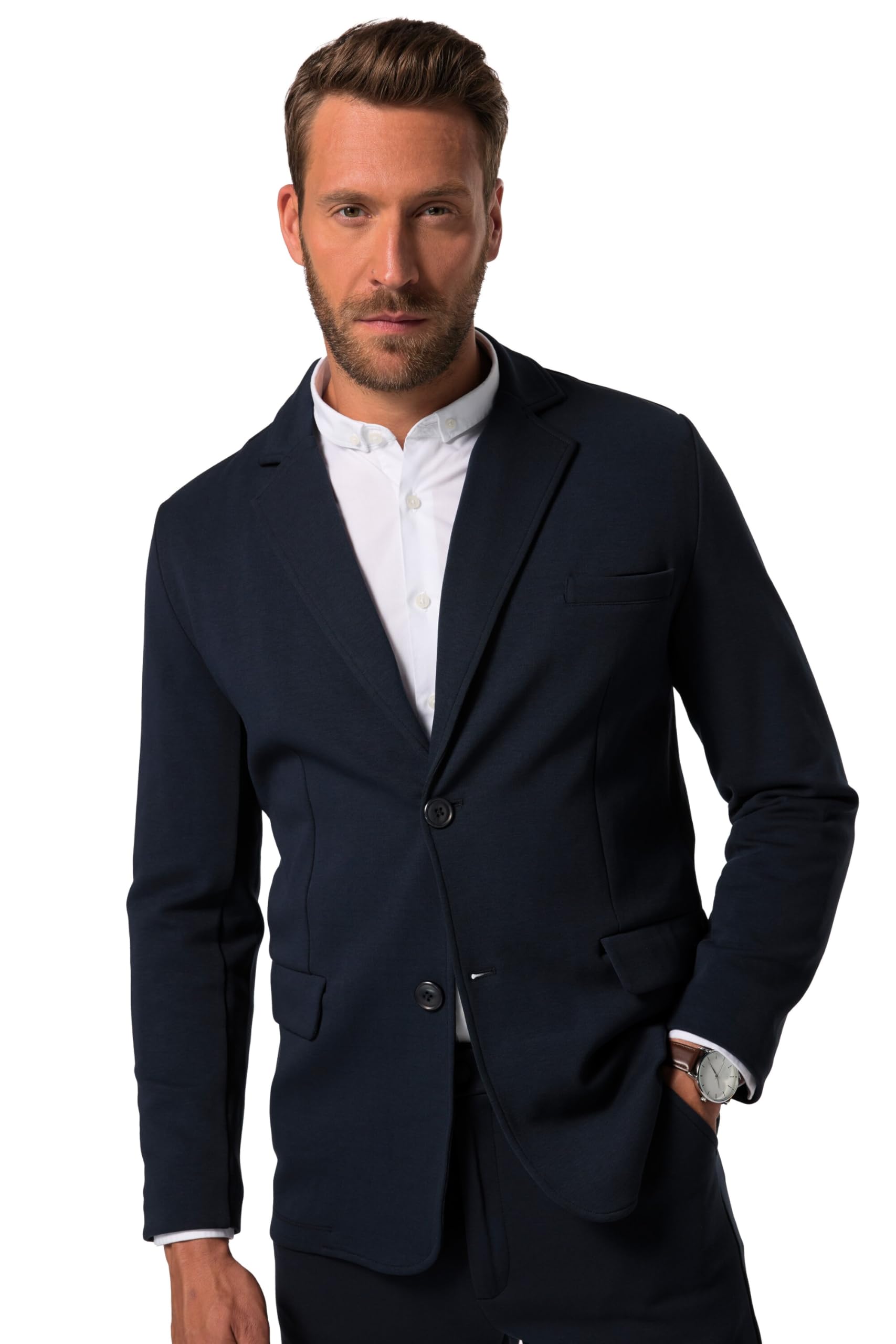 JP 1880 Herren große Größen Übergrößen Menswear L-8XL JP1880 Jerseysakko, NEW YORK, FLEXNAMIC®, Business, Baukasten, bis 8 XL 821035