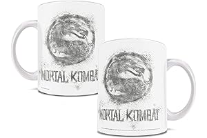 Mortal Kombat Logo White Ceramic Mug
