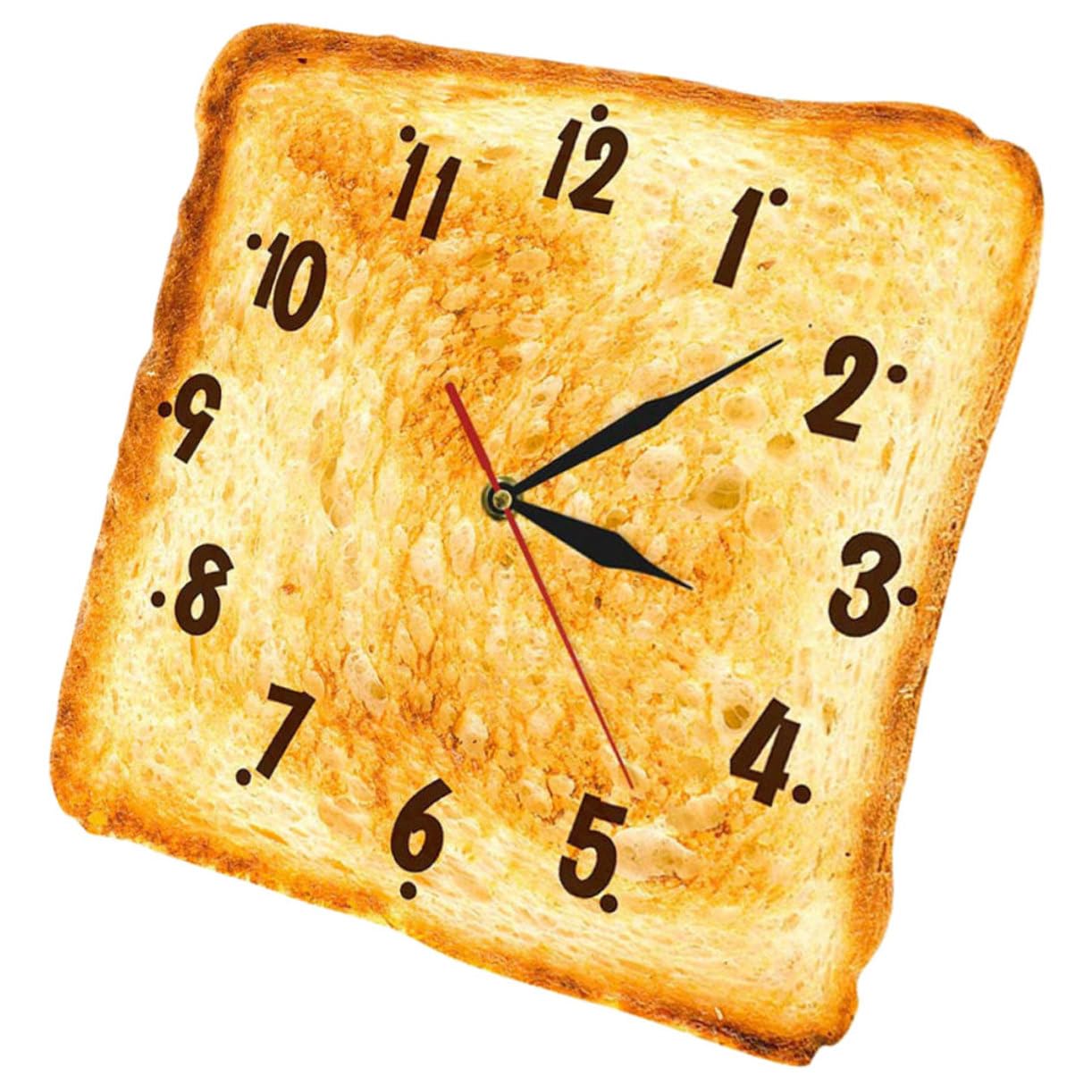 Horloge Murale Plastique Décorative à Suspendre et Réveil Enregistrable Maison Bureau