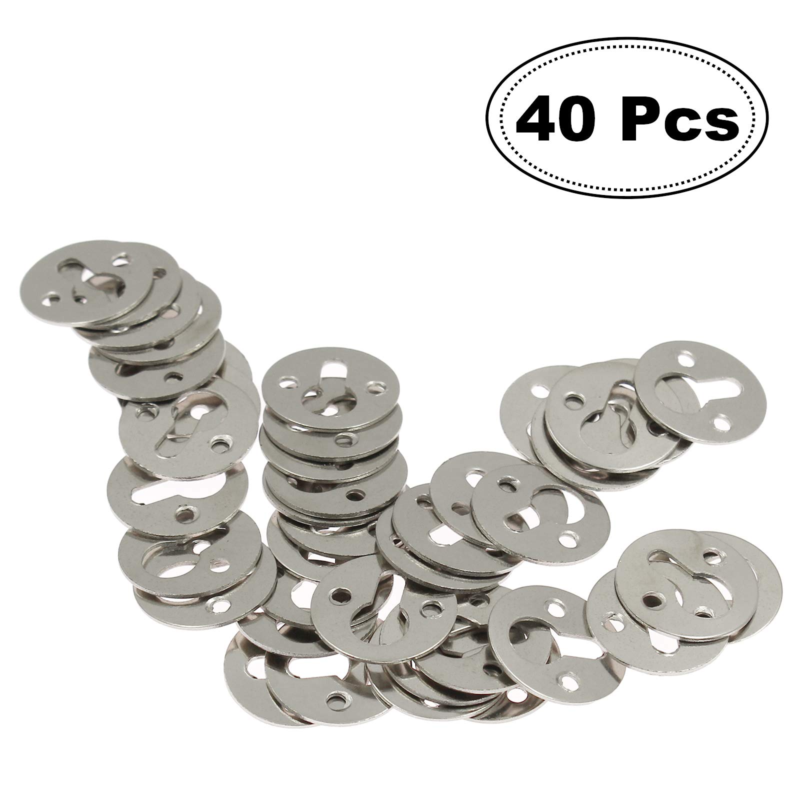 20 Stück Schlüsselloch-Aufhänger Aus Metall, Antik Bronze – Für Bilderrahmen, Regale & Wanddekoration, 25 Mm Durchmesser