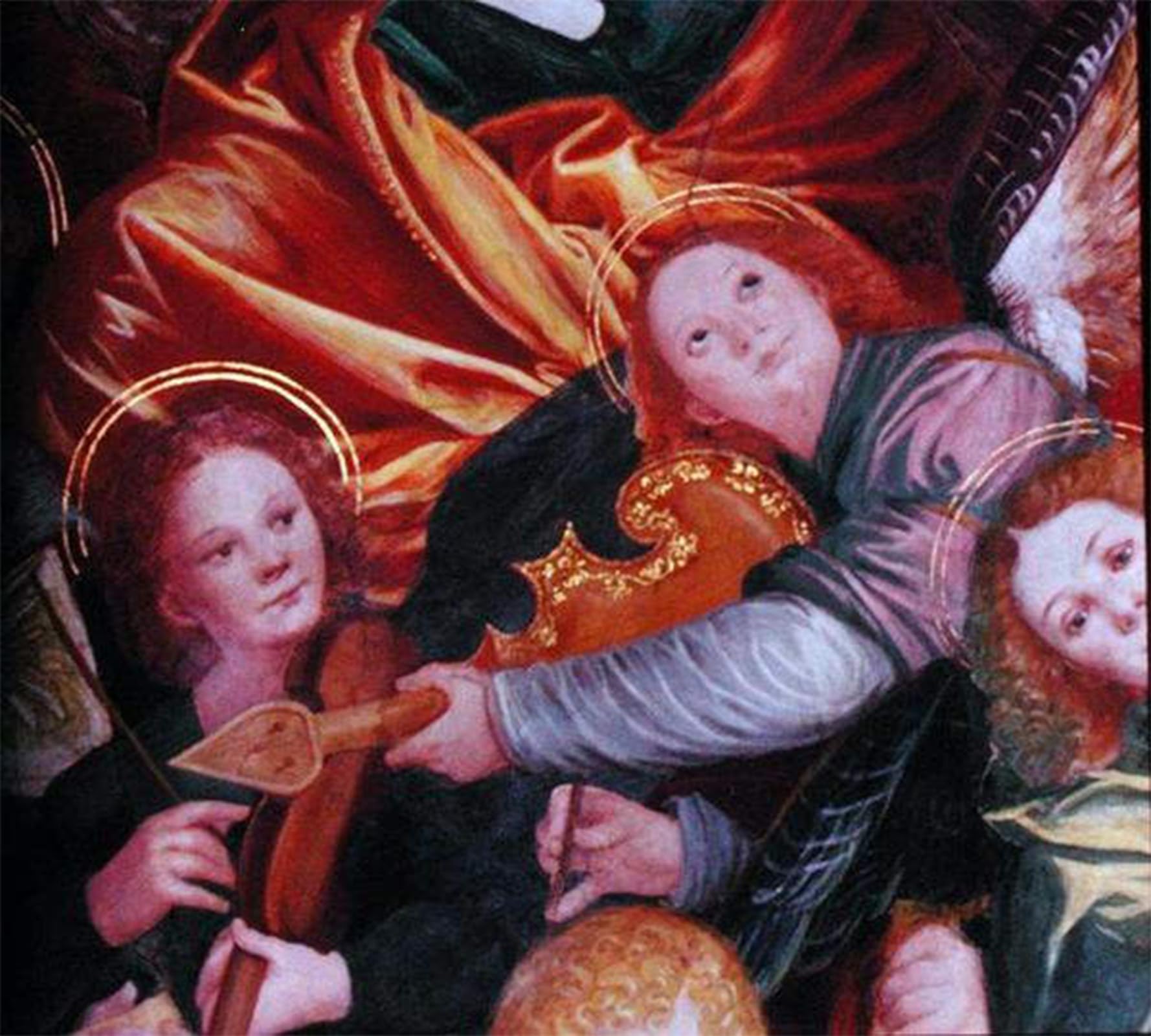 Serendipitp No Frame Retro Picture Poster Wall Art Pictures Painting The Concert Of Angels By Famous Artist Wall Art Canvas Print For Wall Decor 60X90cm