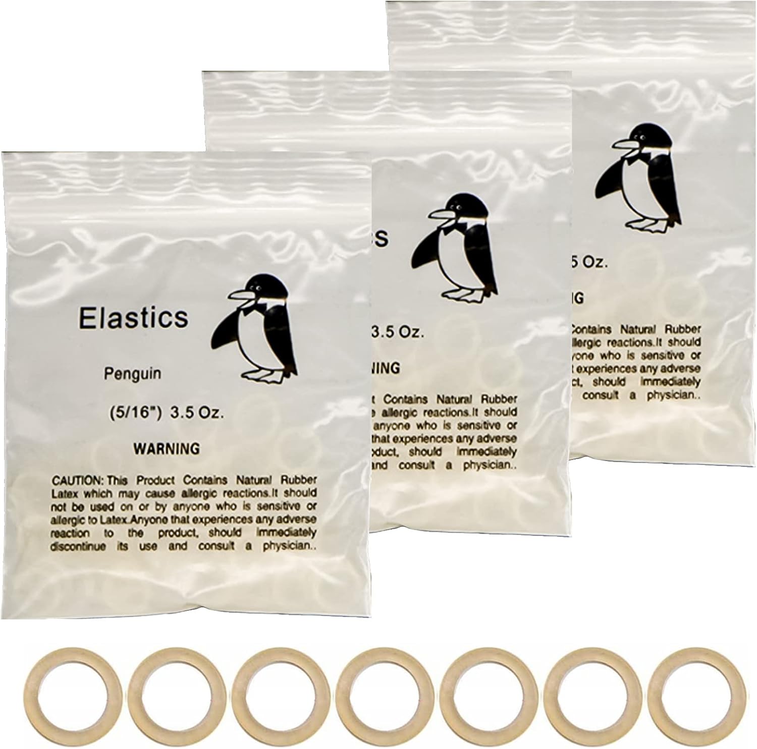 MORJCG 3 Packs(300 Pcs) Orthodontic Elastic Bands, Braces Teeth, Dental