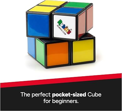 Rubik's Mini Classic 2x2 Colour Match Pocket Puzzle