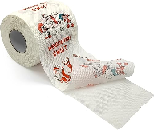 Miniatura 5 de Decoraciones de papel higiénico de Navidad, regalos de papel higiénico con patrón de muñeco de nieve de Navidad, regalos de vacaciones, servilletas