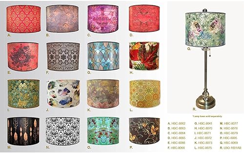 Vista 48 de Royal Designs, Inc. Pantalla de lámpara de tapa dura.