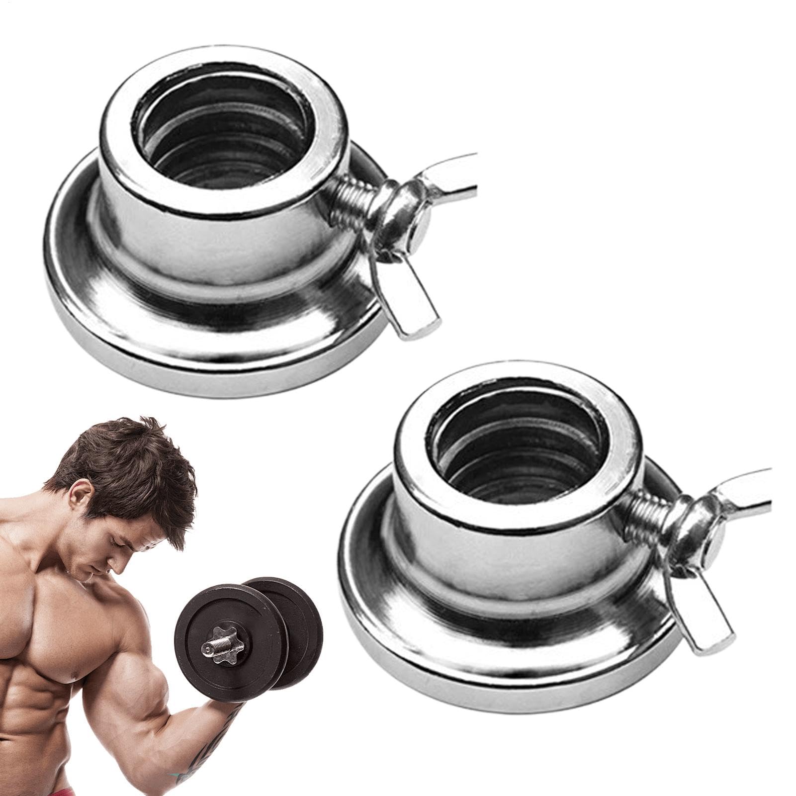 Weight Collars for Dumbbells, Dumbbell Collars, Dumbbell Hex Nut, Weight Bar Clamps 1 Inch, Barbell Clip for Dumbbells, Barbell Collars, Weight Lifting Bar Clamps, Iron Barbell