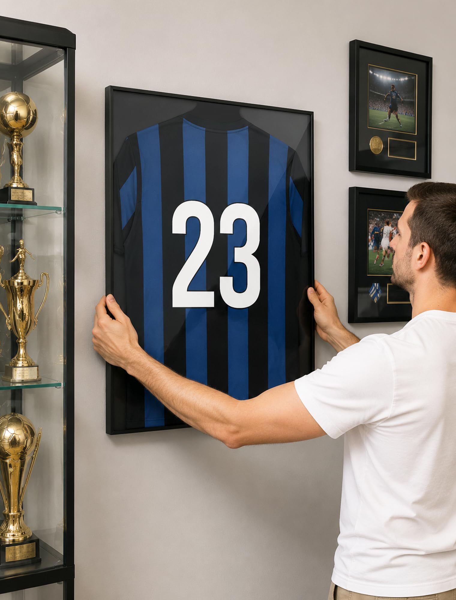 Aluminium Trikotrahmen 60x80 Bilderrahmen für Trikot