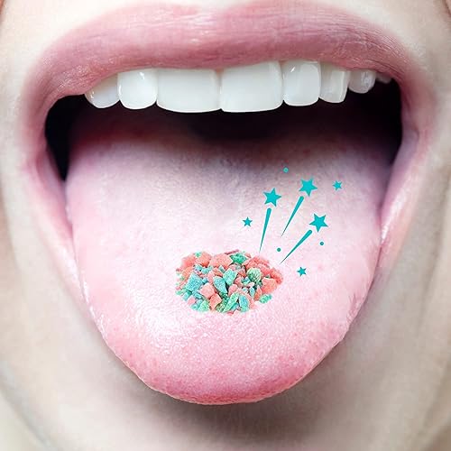 Miniatura 4 de Pop Rocks - Caramelos Fizzing, azúcares de algodón con sabor a azúcar, aperitivos dulces vintage, recuerdos de fiesta o golosinas nocturnas de