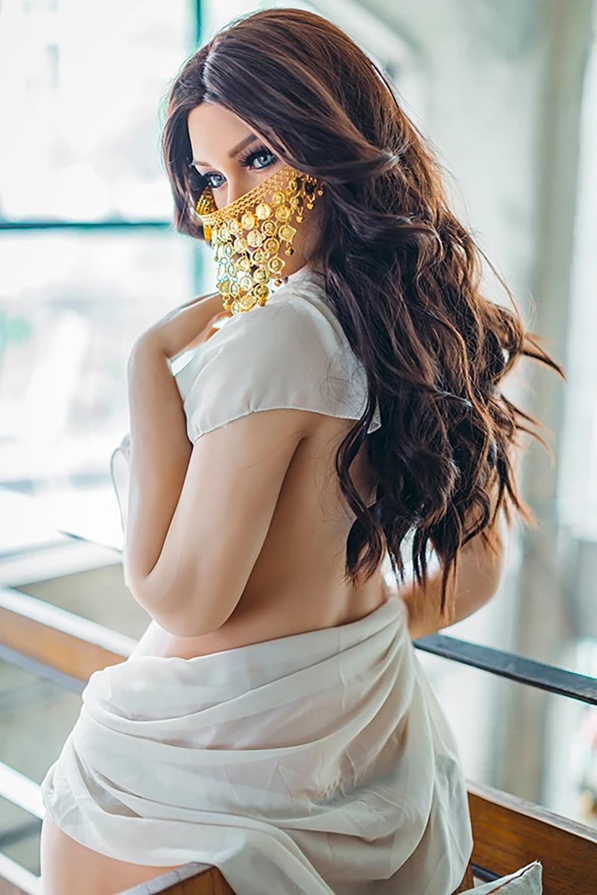 4 7FT Sex Dolls 55LB Full Size Sex Doll for Men with Soft Jelly Breasts and 3D Tunnels