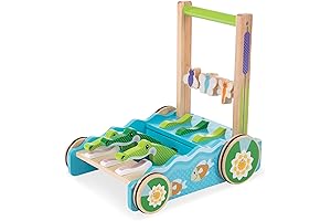 Melissa & Doug Chomp and Clack Alligator Push Toy