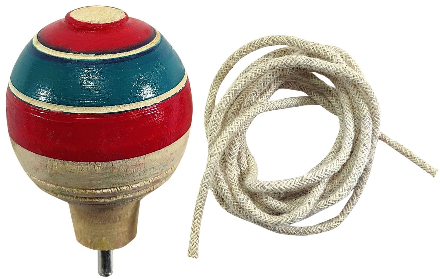 Sky Traditional Wooden Spinning Top Lattoo with Thread (Multicolour) Pambaram,Bambaram,Buguri,Bongaram Crown Game (B0BM3KCL1G) Amazon Price History, Amazon Price Tracker