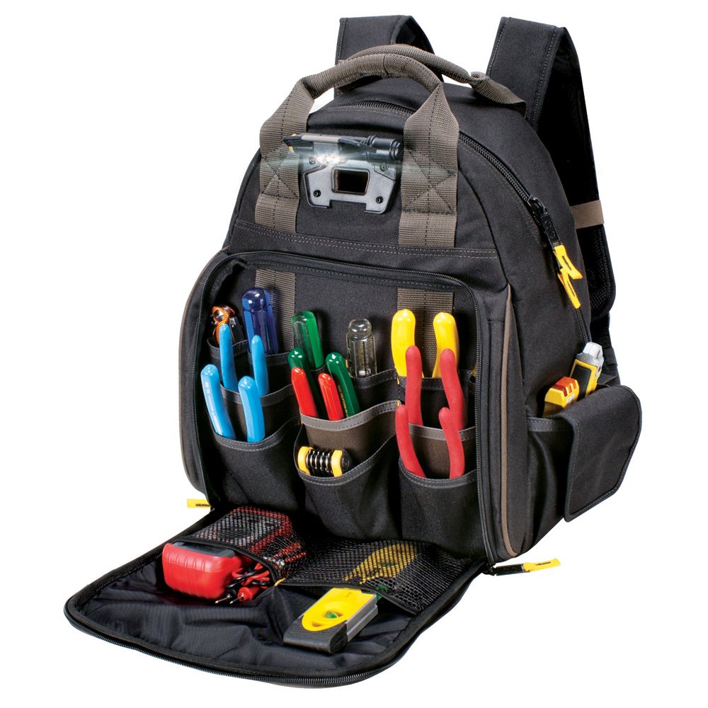 Custom LeatherCraft Tech Gear 53 - backpacks (Black)