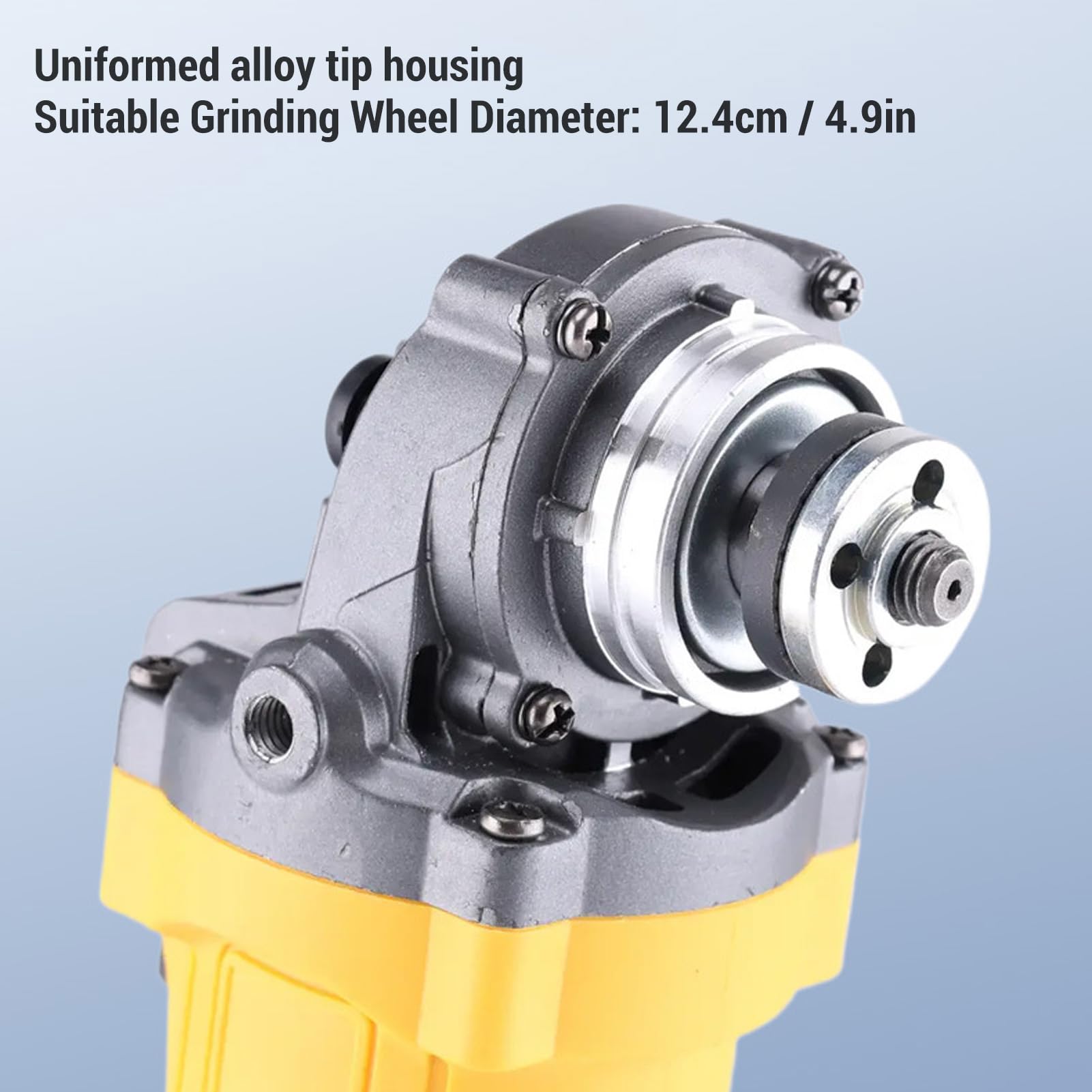 Cordless Angle Grinder, 20V 6600RPM Brushless Battery Grinder Tool 4 Speed Power Electric Grinders Brushless Motor for Cutting Griding Polishing with Adjustable Auxiliary Handle