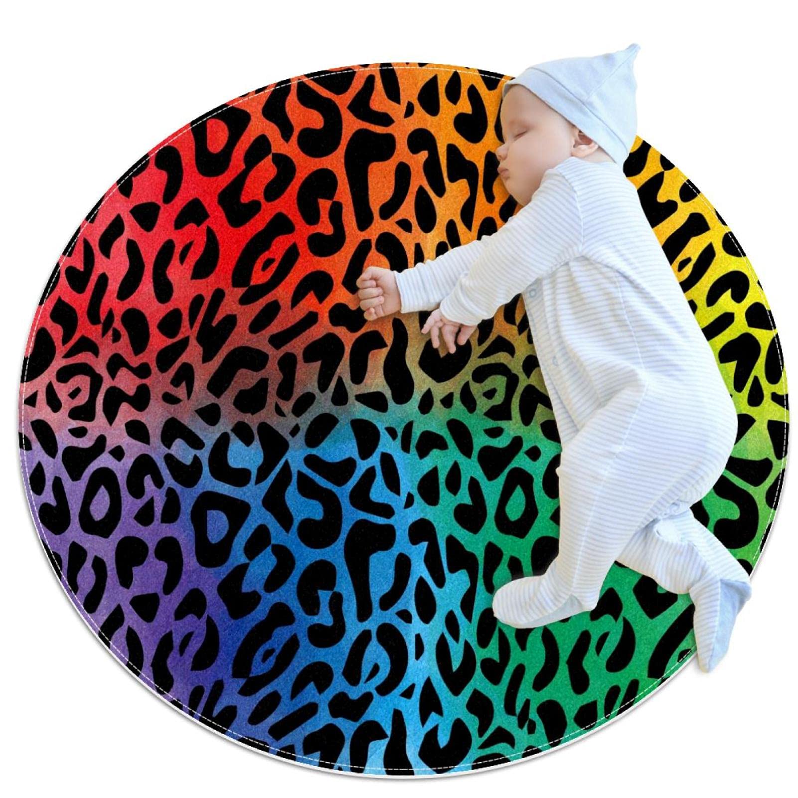 Tapis de sol coloré pour chambre d'enfant et espace de jeux fun