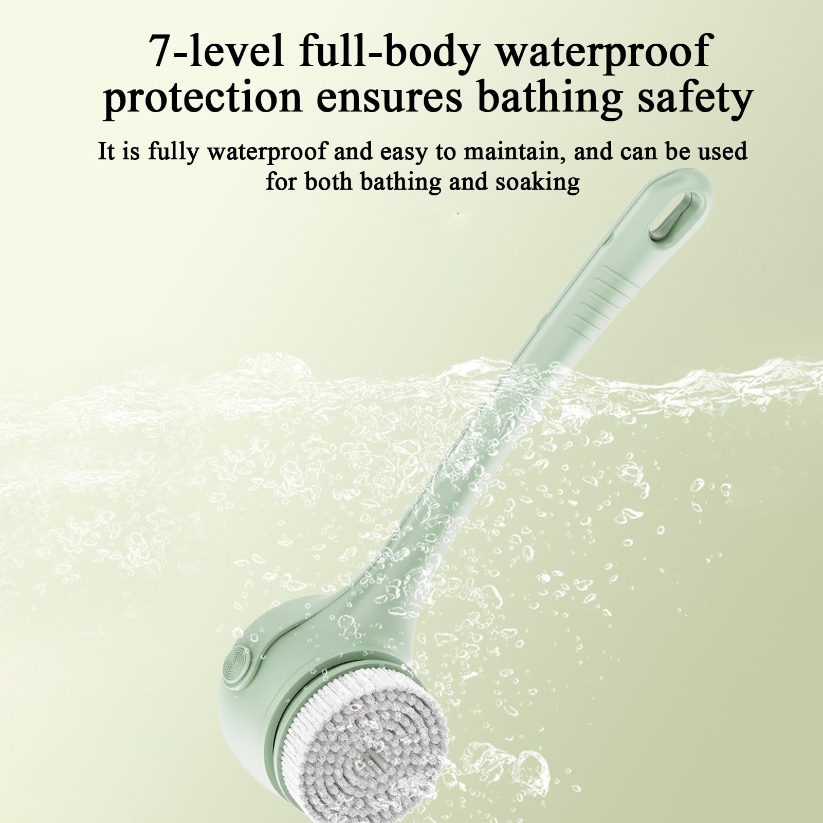 Cepillo Frotador Eléctrico para la Espalda Exfoliador Eléctrico para Masaje