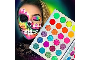 Neon UV Eyeshadow Palette: Glow in Darkness